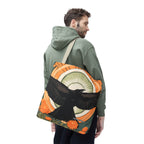 Flying Crow Tote Bag with Cotton Handles For Everyday Use, 3 Sizes