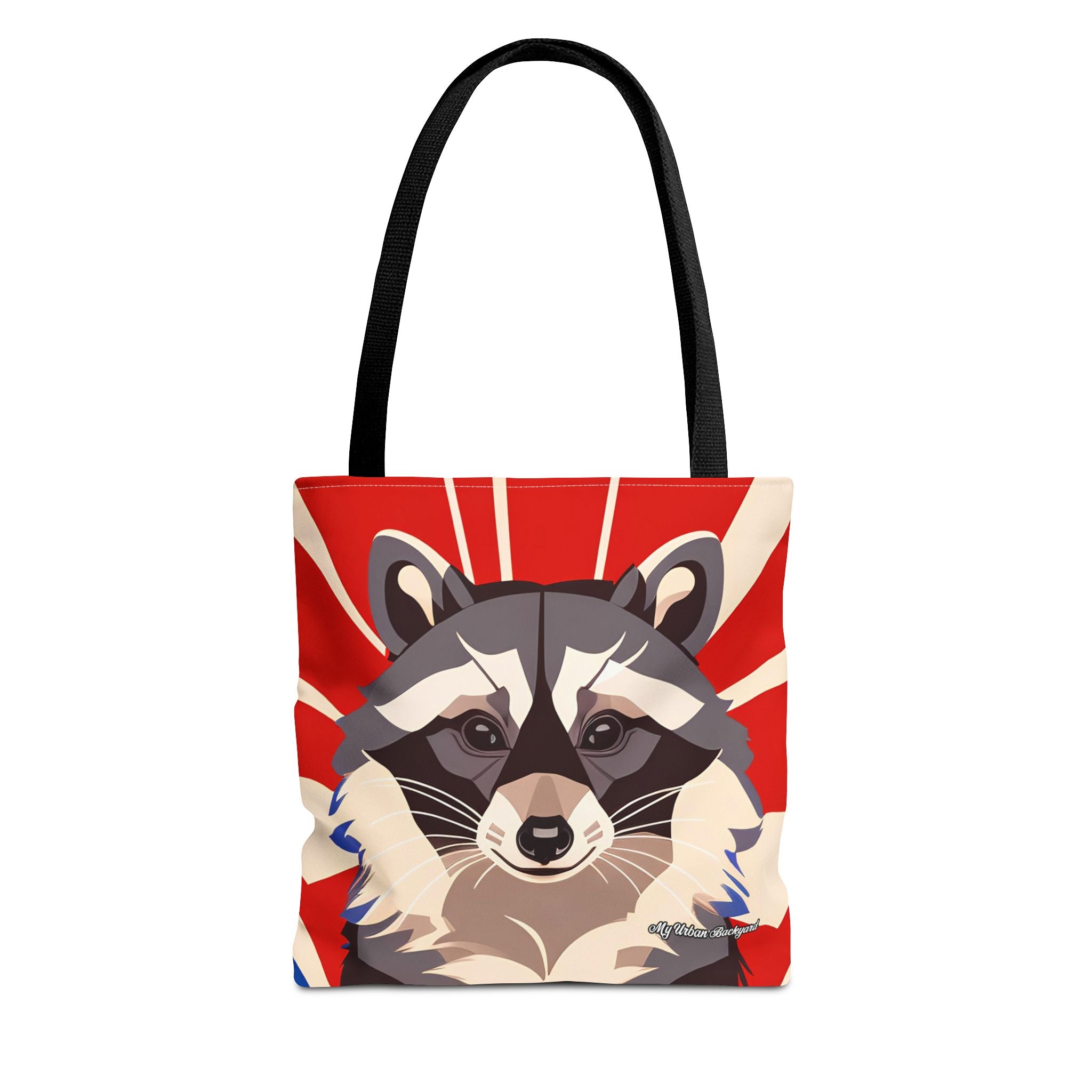 Ziggy Starspaws, Raccoon Tote Bag with Cotton Handles For Everyday Use, 3 Sizes