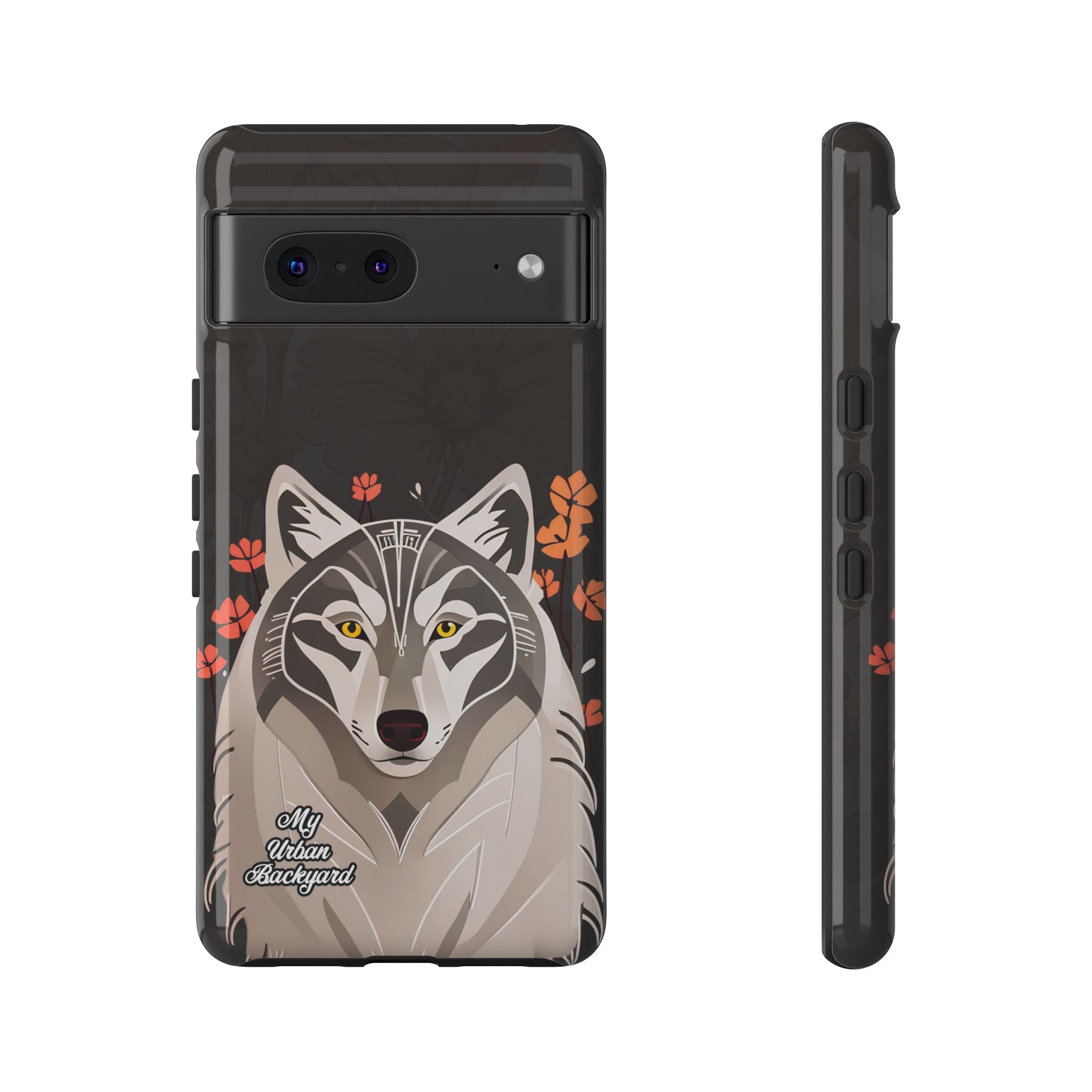 Art Deco Wolf, Cell Phone Case - Apple, Samsung, Google Pixel