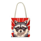 Ziggy Starspaws, Raccoon Tote Bag with Cotton Handles For Everyday Use, 3 Sizes