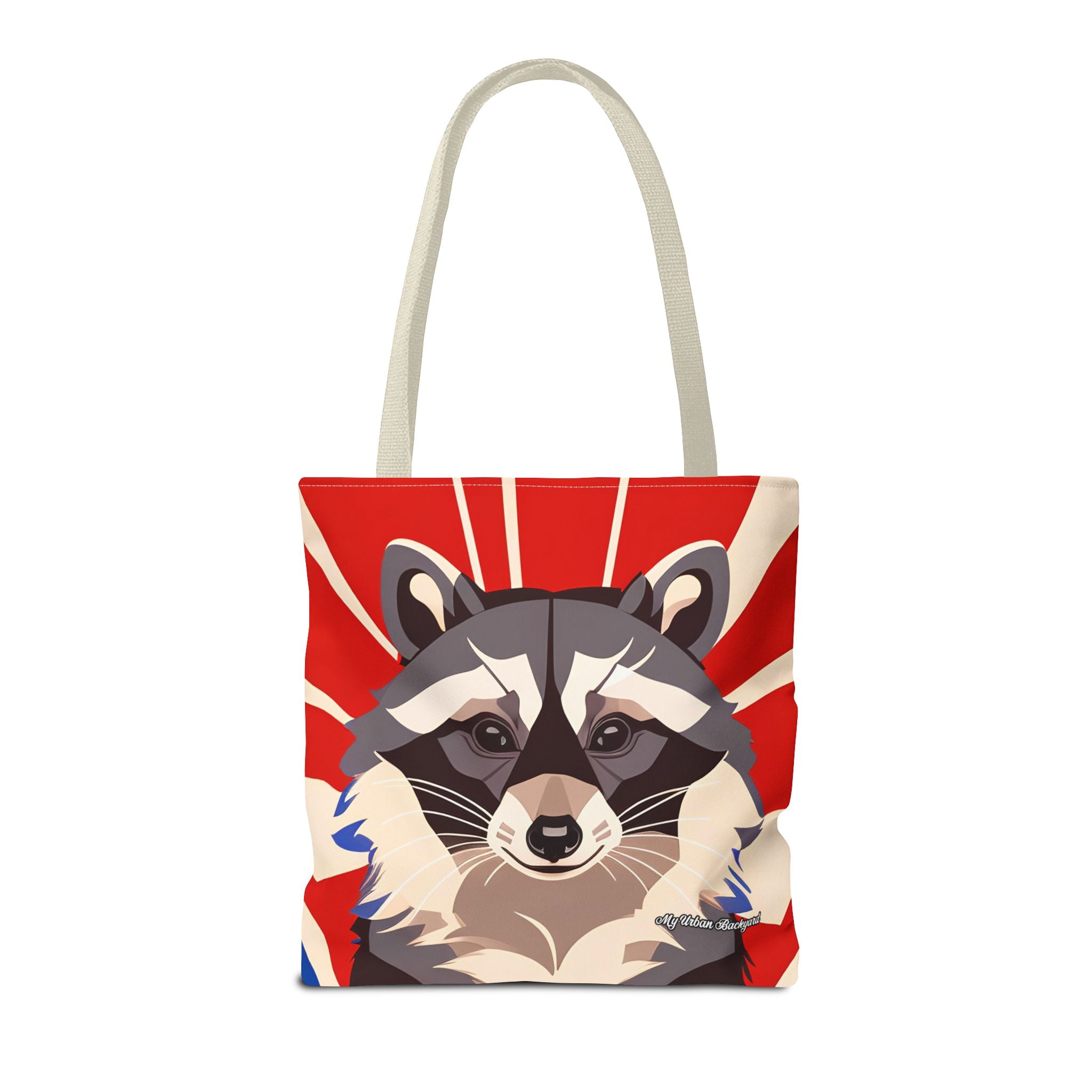 Ziggy Starspaws, Raccoon Tote Bag with Cotton Handles For Everyday Use, 3 Sizes