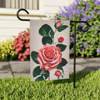 Pink Rose, Garden Flag