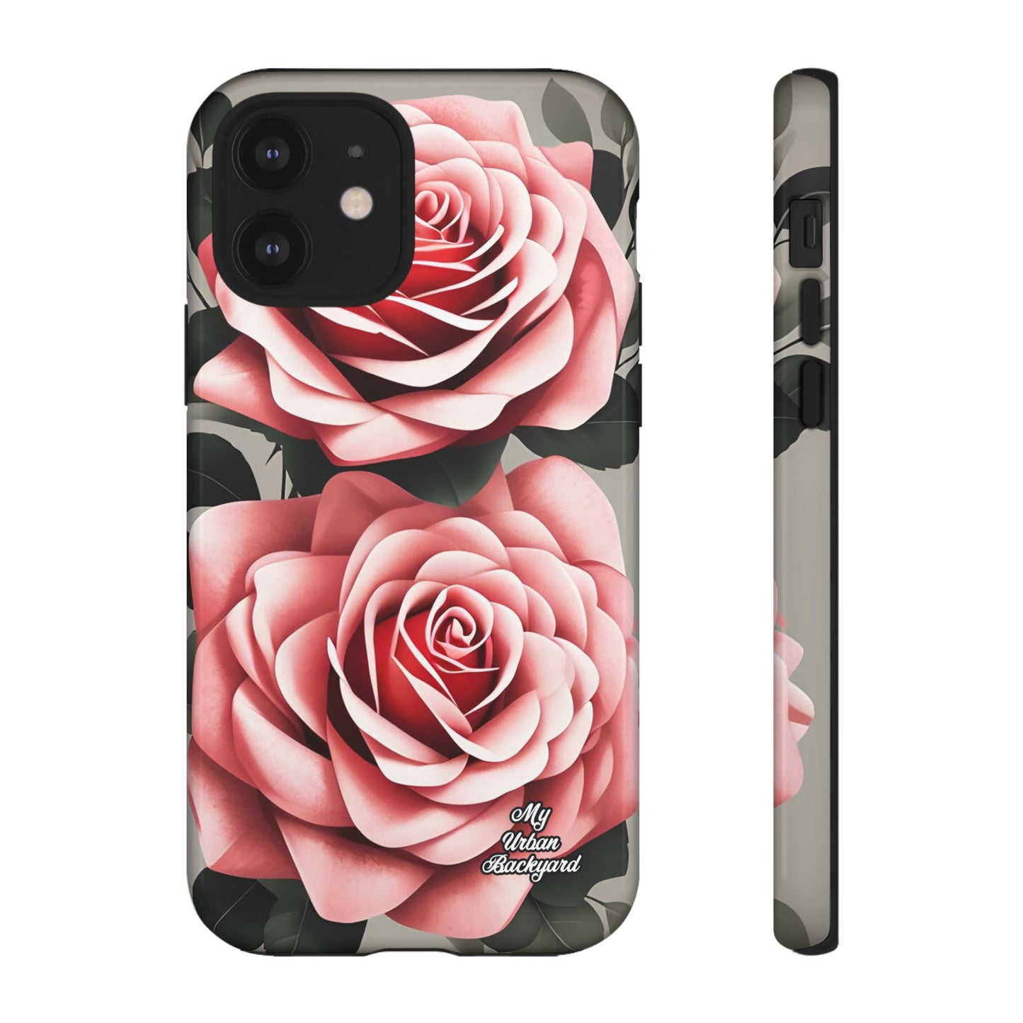 Pink Rose Flowers, Cell Phone Case - Apple, Samsung or Google Pixel