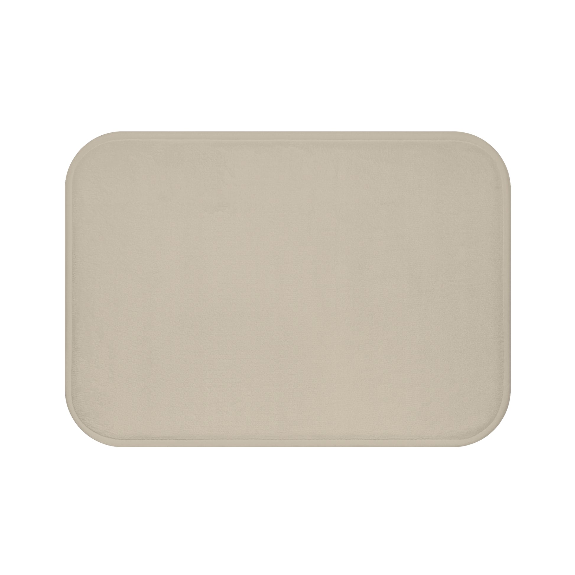 Tan Memory Foam Bath Mat — Soft Absorbent Bathroom Rug, 2 sizes