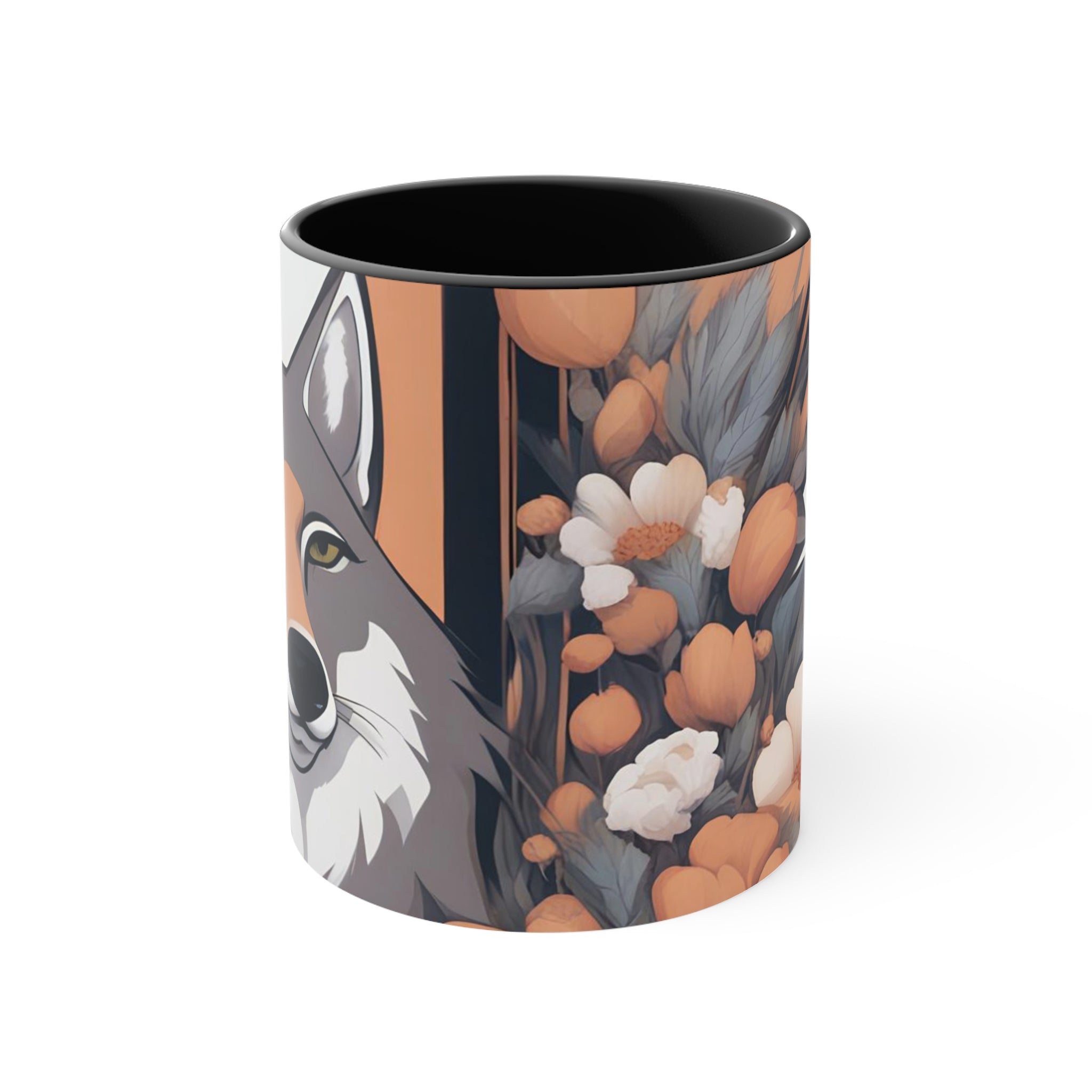 Urban Coyote, Ceramic Coffee Mug