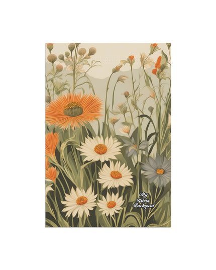 Daisy Wildflowers, Garden Flag for Yard, Patio, Porch, or Work, 12"x18" - Flag only