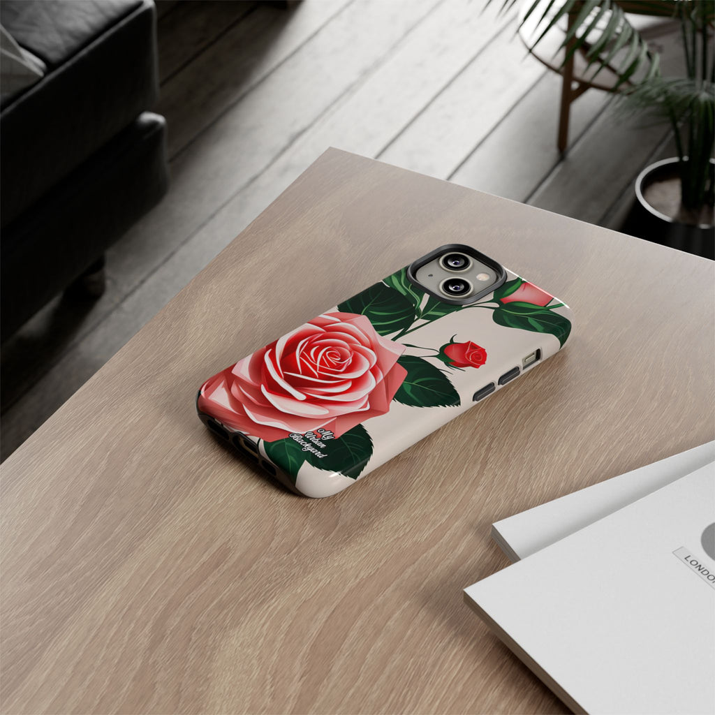Pink Rose Flowers, Cell Phone Case - Apple, Samsung, Google Pixel