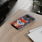 Fox with Flowers, Cell Phone Case - Apple, Samsung, Google Pixel