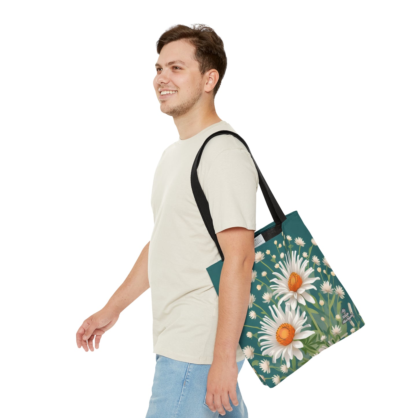 White Flowers, Tote Bag for Everyday Use - Durable and Functional