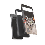 Art Deco Wolf, Cell Phone Case - Apple, Samsung, Google Pixel