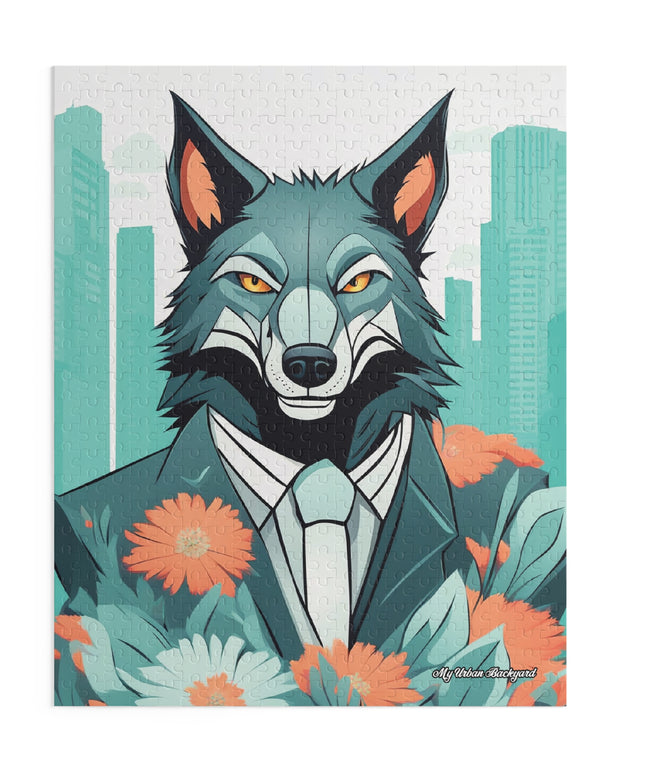 Vincent Blueclaw, Wolf Jigsaw Puzzle, (120, 252, or 500-Piece)
