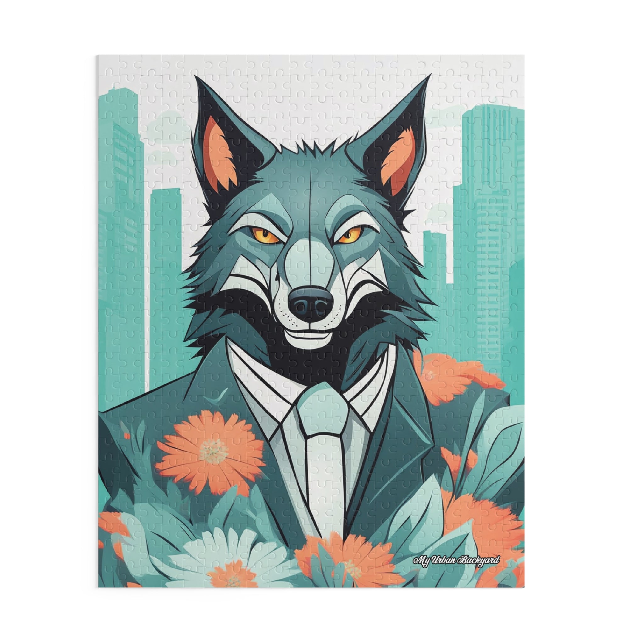 Vincent Blueclaw, Wolf Jigsaw Puzzle, (120, 252, or 500-Piece)