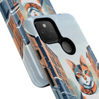 Claws Pawson in the Snow, Cell Phone Case - Apple, Samsung, Google Pixel