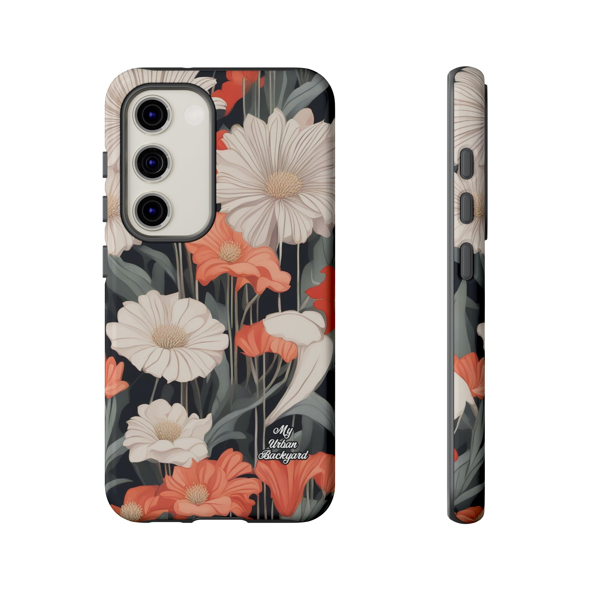 Art Deco Flowers, Cell Phone Case - Apple, Samsung, Google Pixel