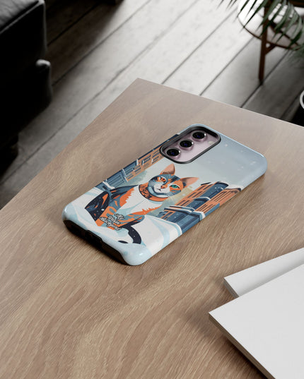 Claws Pawson in the Snow, Cell Phone Case - Apple, Samsung, Google Pixel