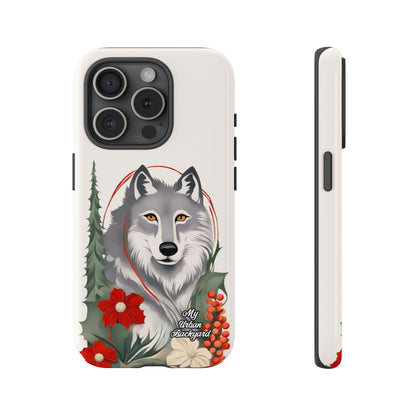 Winter Wolf, Cell Phone Case - Apple, Samsung or Google Pixel