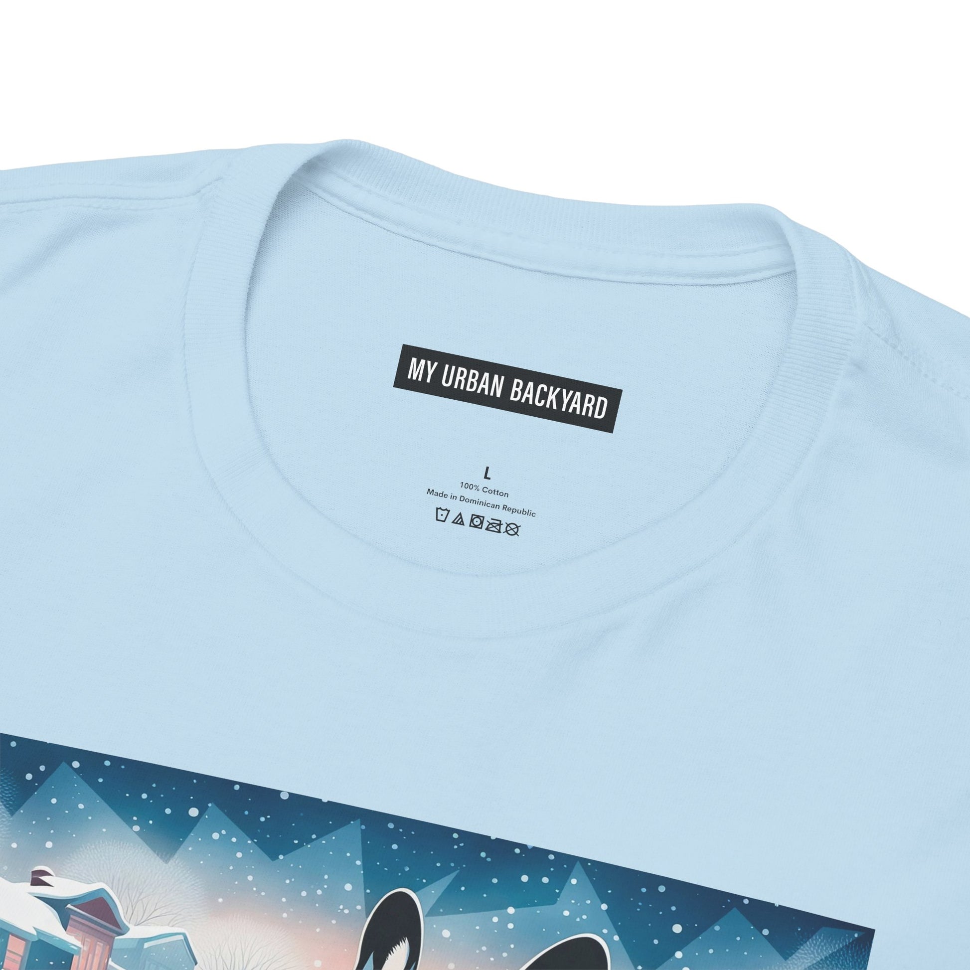 French Bulldog, Winter Graphic Tee, Unisex T-Shirt, Nature Lover Gift, Animal Art Top, Casual Wear