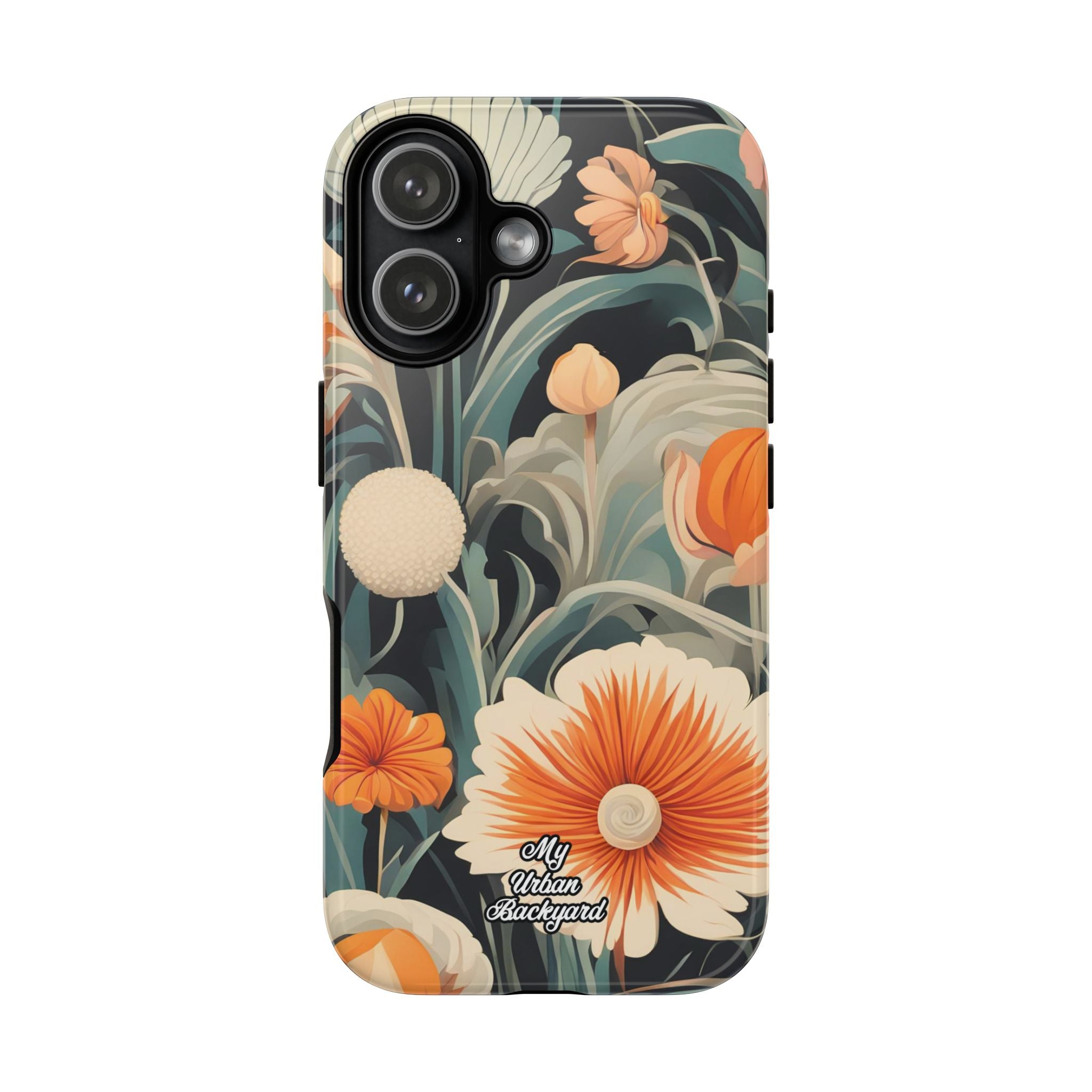 Orange and White Flowers, Cell Phone Case - Apple, Samsung, Google Pixel