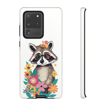 Raccoon with Glasses, Cell Phone Case - Apple, Samsung or Google Pixel