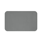 Grey Memory Foam Bath Mat — Soft Absorbent Bathroom Rug, 2 sizes