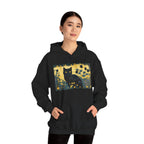 Bella Moonpaw, Black Cat Unisex Hoodie w Front Pocket