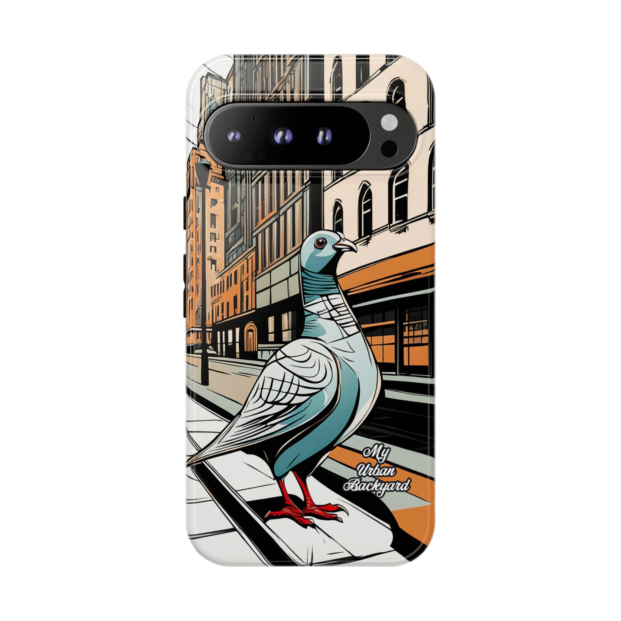 Pigeon on a City Street, Cell Phone Case - Apple, Samsung, Google Pixel