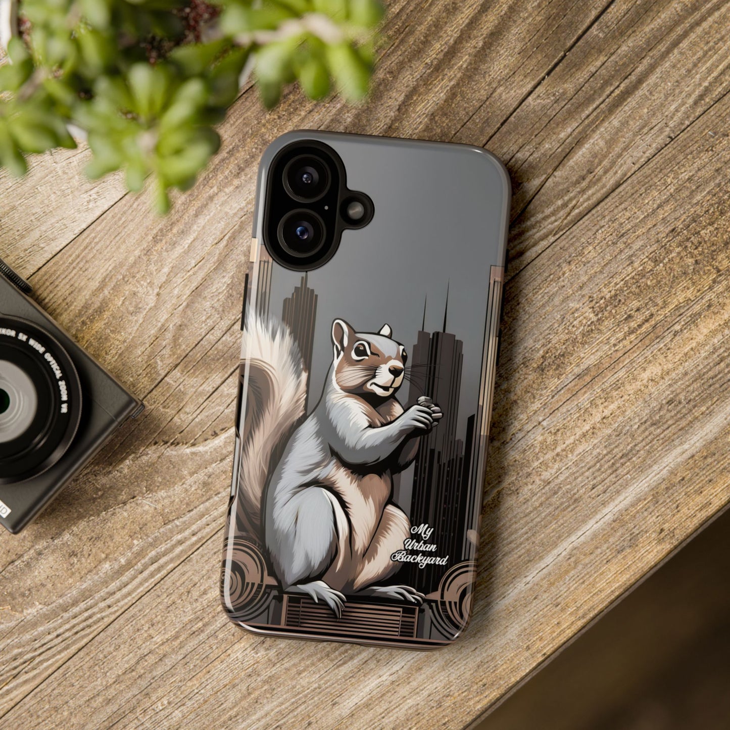 Urban Gray Squirrel, Cell Phone Case - Apple, Samsung, or Google Pixel