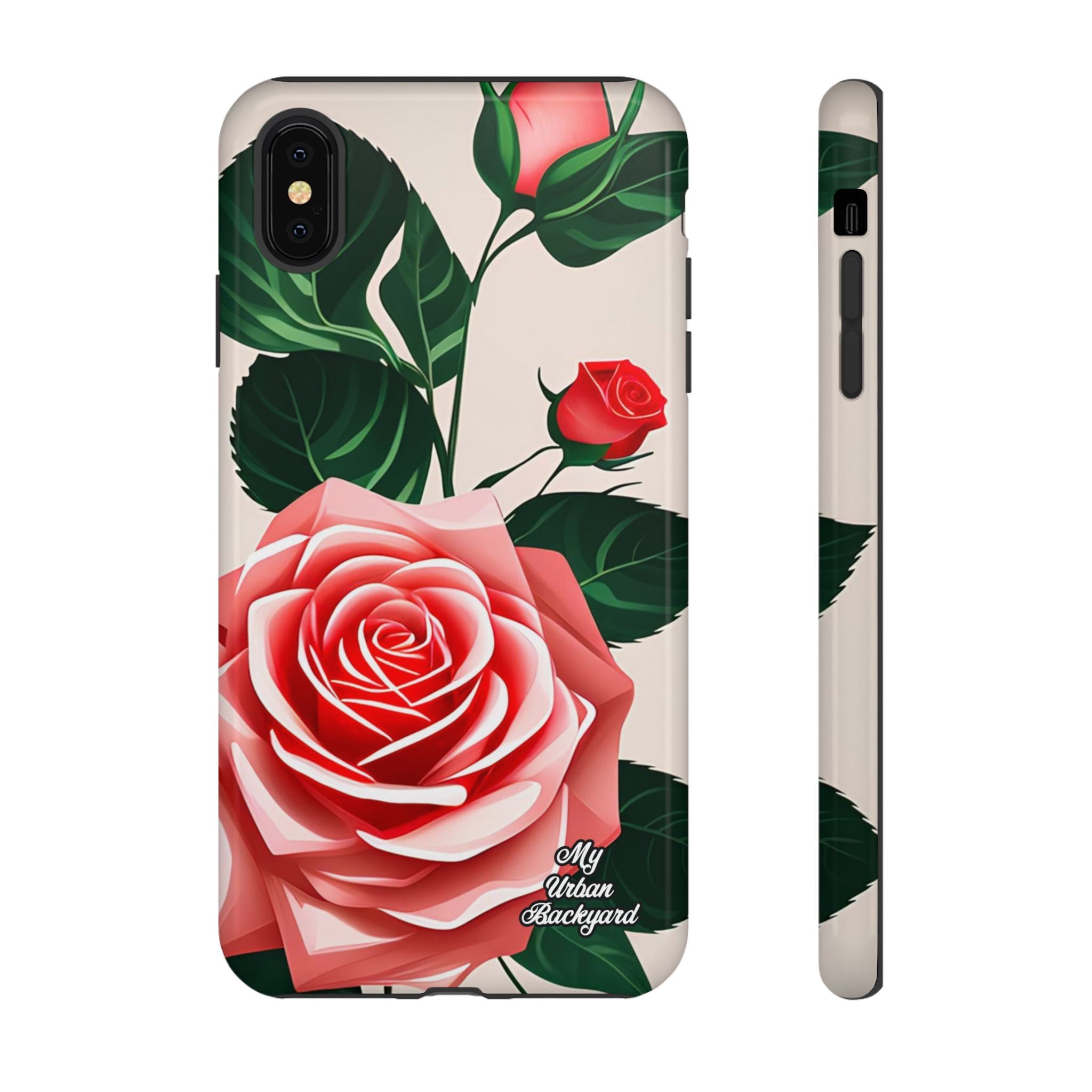Pink Rose Flowers, Cell Phone Case - Apple, Samsung, Google Pixel
