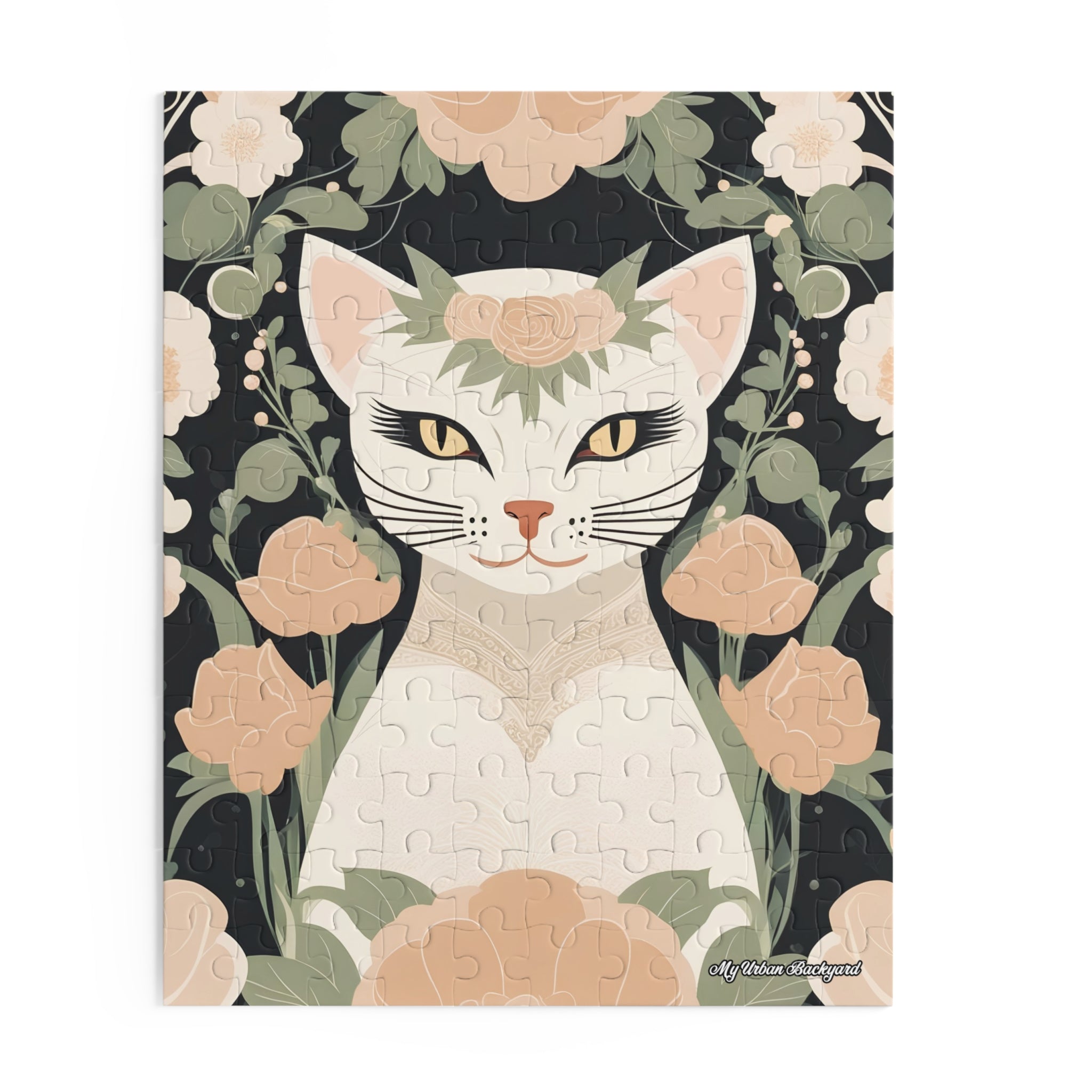 Genevieve Meowcroft, Cat Jigsaw Puzzle, (120, 252, or 500-Piece)