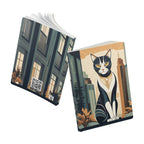 Art Deco City Cat Softcover Journal