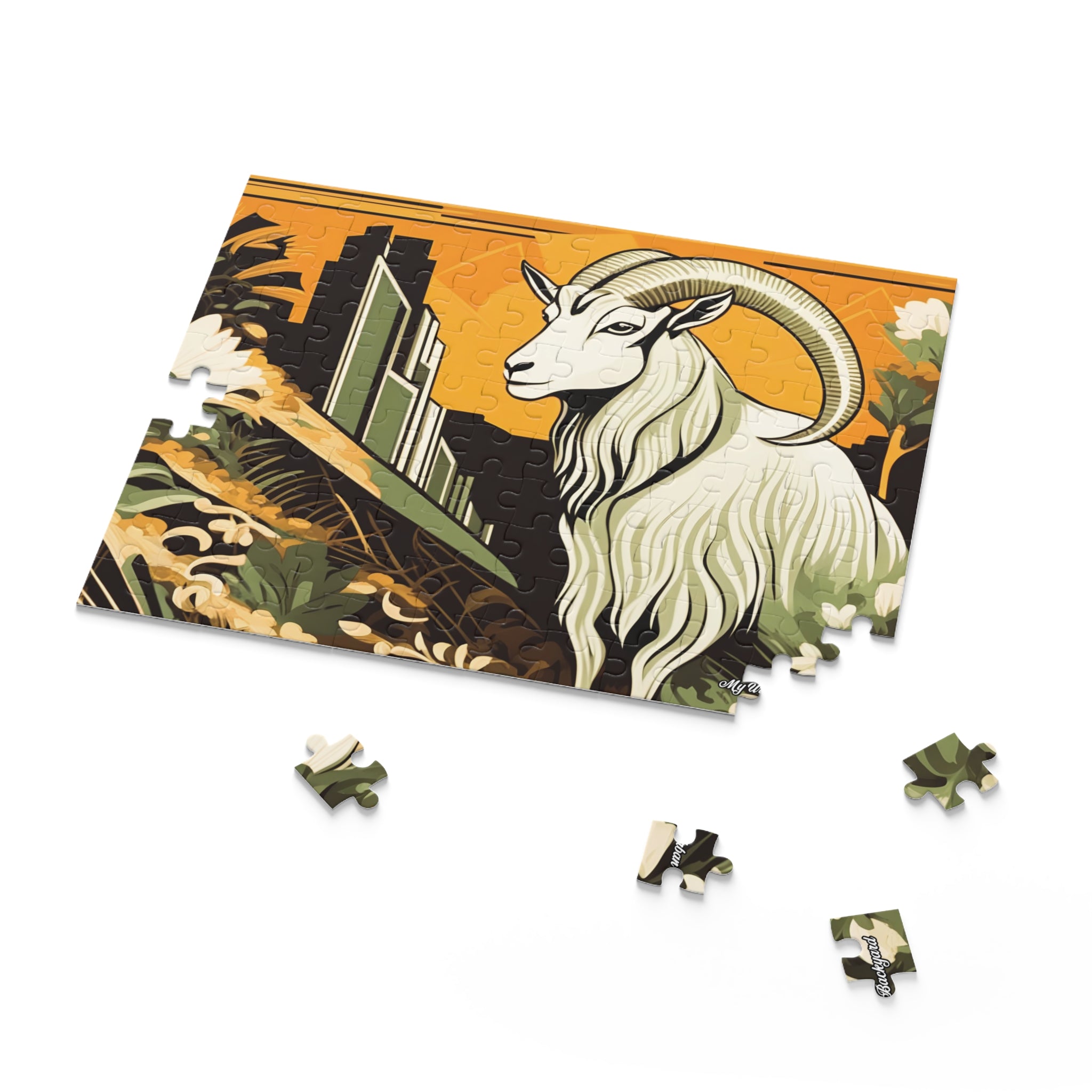 Urban Goat, Jigsaw Puzzle, (120, 252, or 500-Piece)