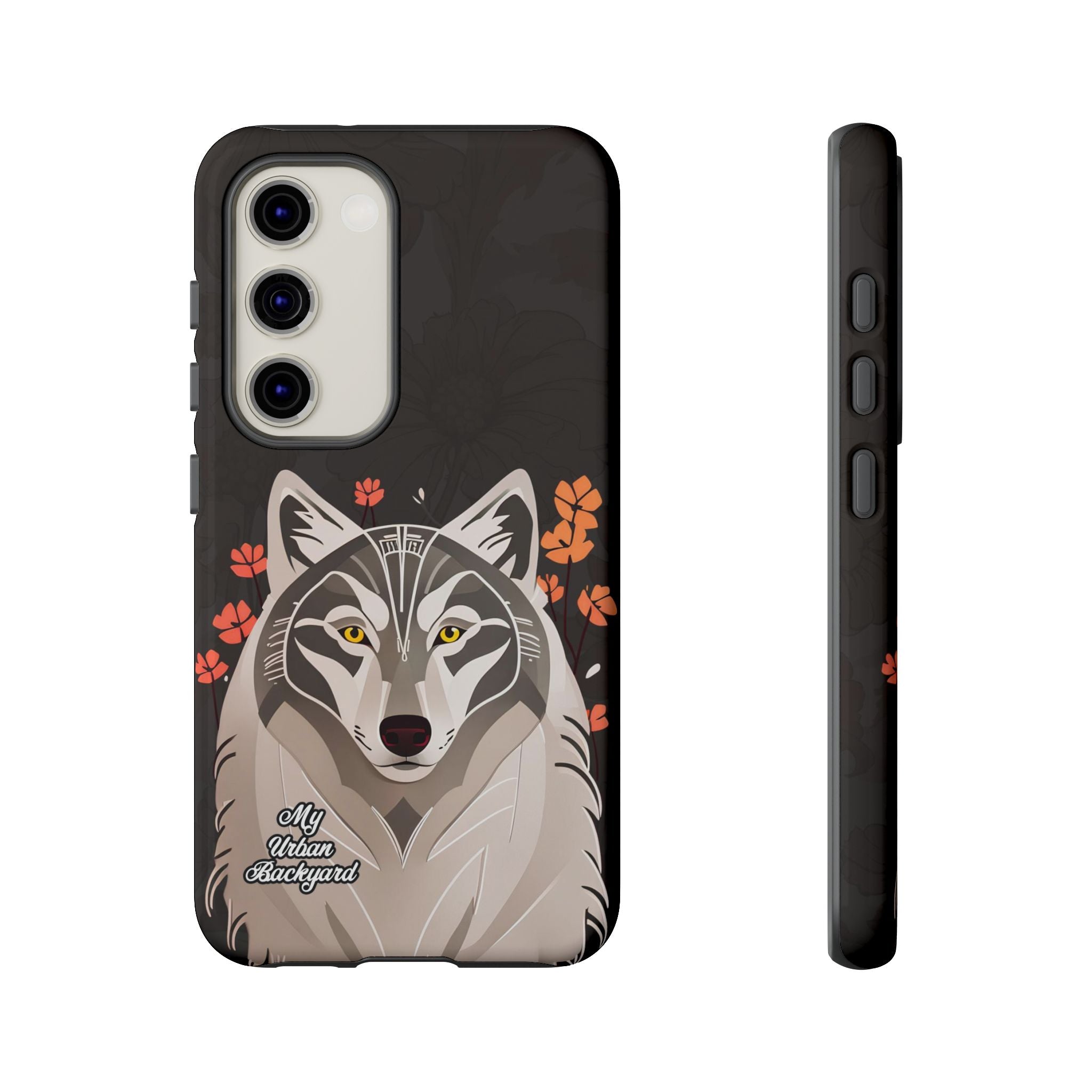 Art Deco Wolf, Cell Phone Case - Apple, Samsung, Google Pixel