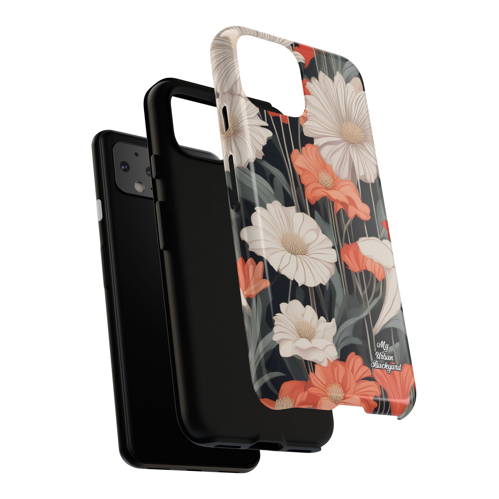 Art Deco Flowers, Cell Phone Case - Apple, Samsung, Google Pixel