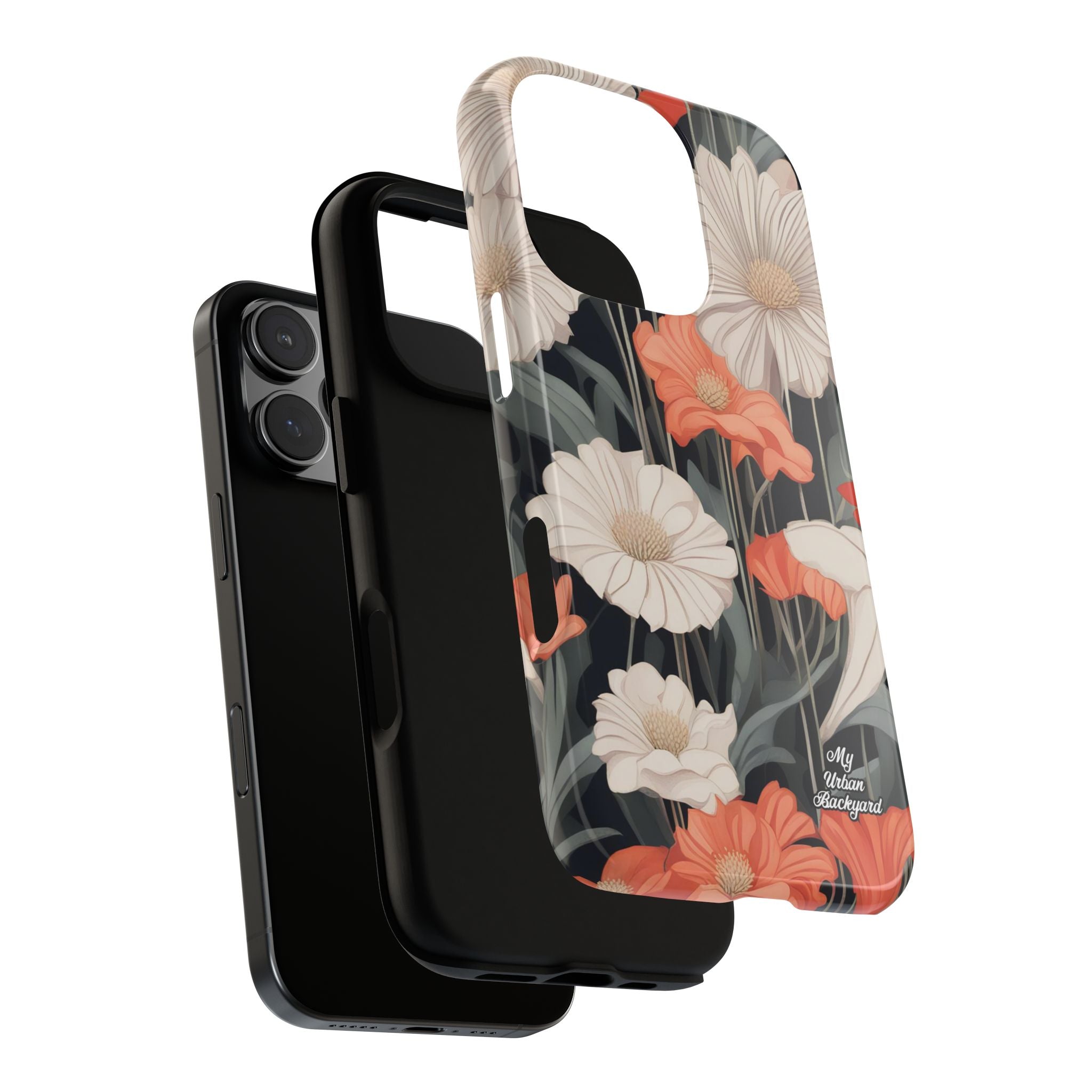 Art Deco Flowers, Cell Phone Case - Apple, Samsung, Google Pixel