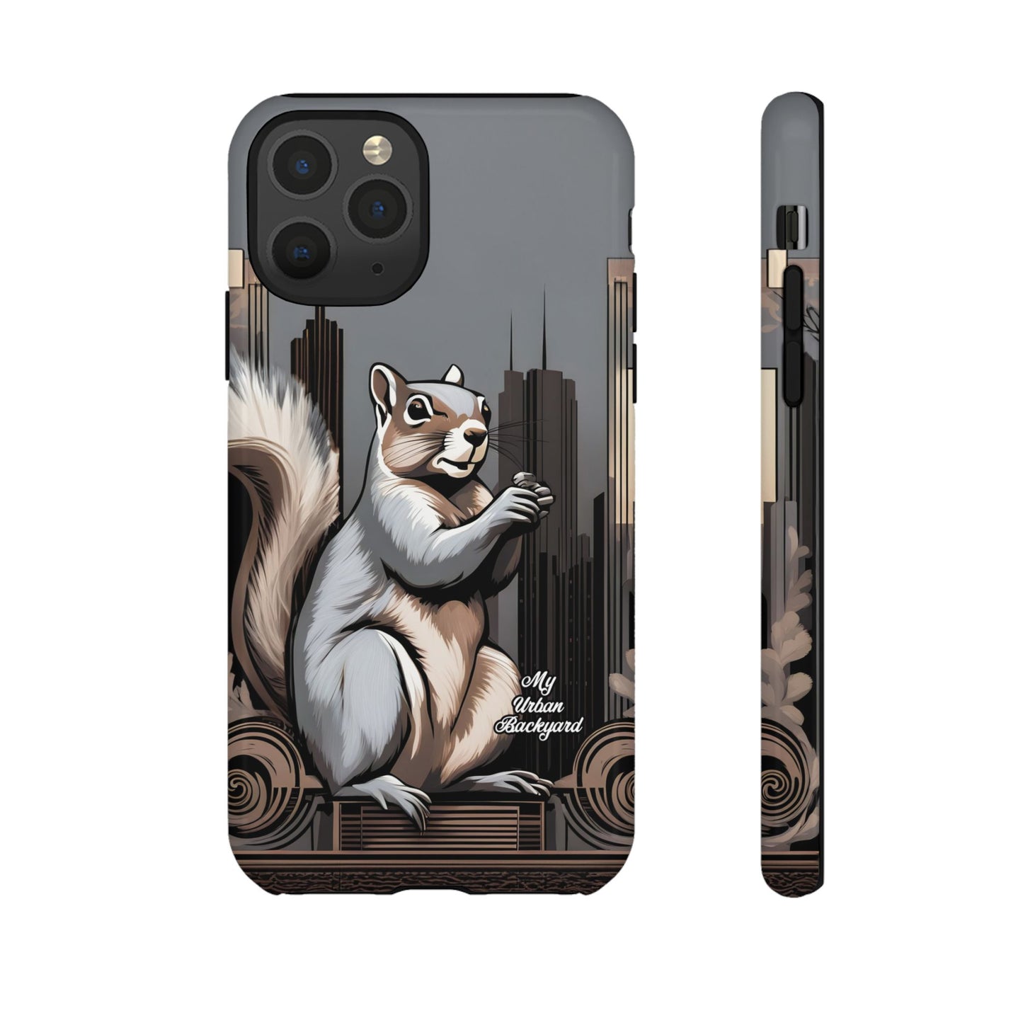 Urban Gray Squirrel, Cell Phone Case - Apple, Samsung, or Google Pixel