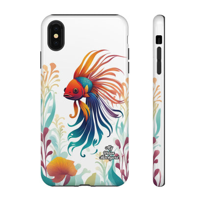 Colorful Betta Fish, Cell Phone Case - Apple, Samsung or Google Pixel