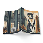 Art Deco City Cat Softcover Journal