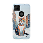 Claws Pawson in the Snow, Cell Phone Case - Apple, Samsung, Google Pixel