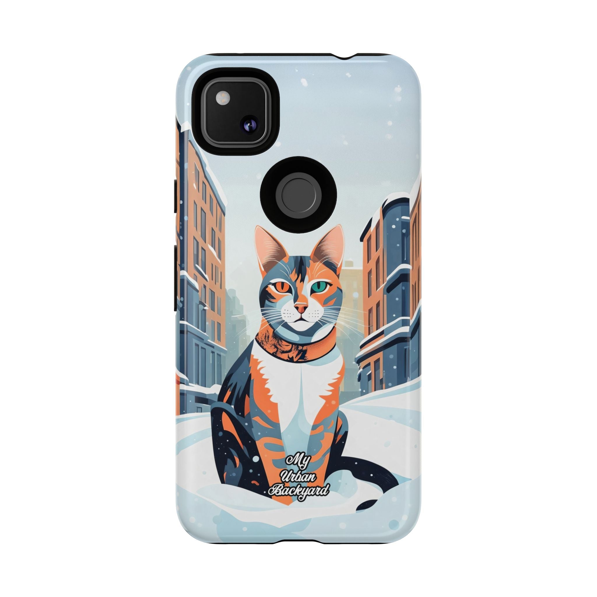 Claws Pawson in the Snow, Cell Phone Case - Apple, Samsung, Google Pixel