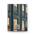 Art Deco City Cat Hardcover Journal (Blank Pages)