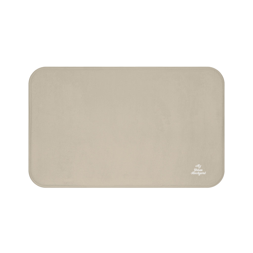 Tan Accent Color, Memory Foam Bath Mat - Cozy Bathroom Essential