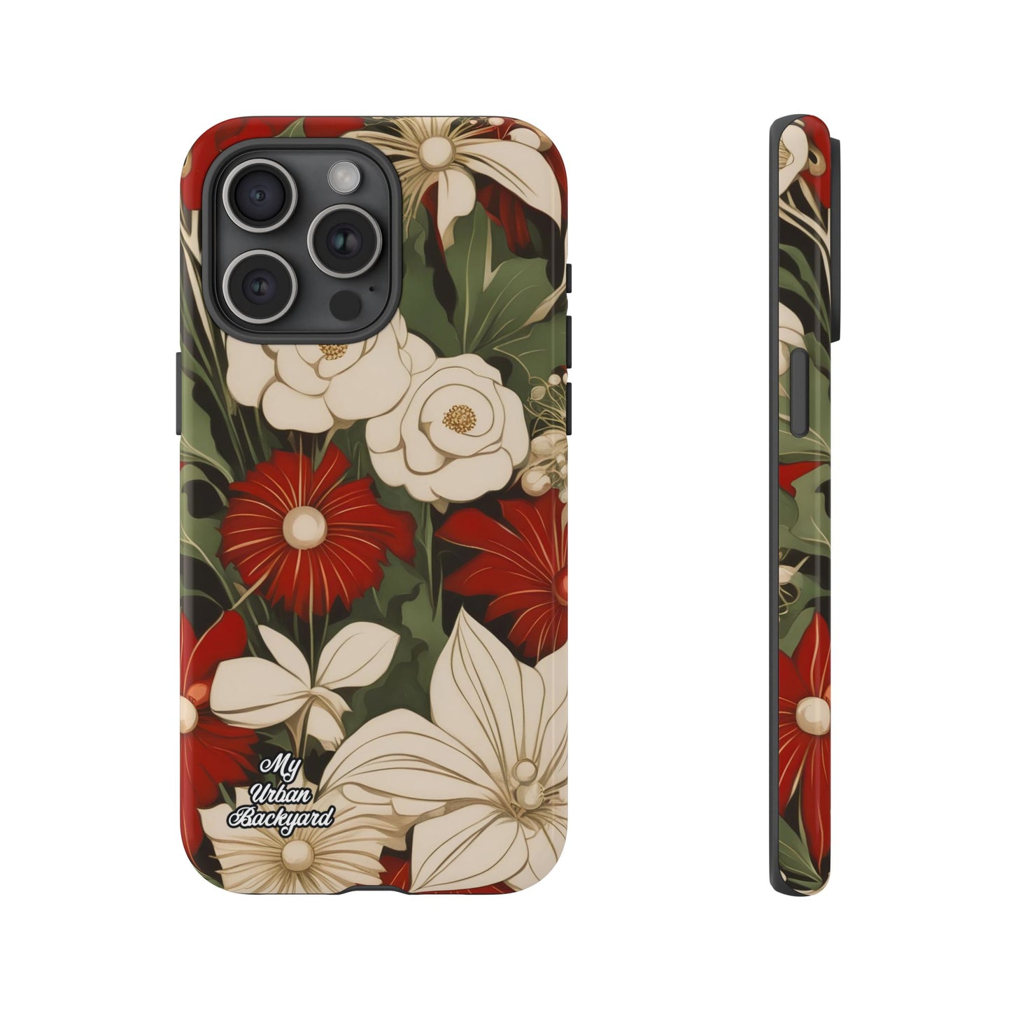 Holiday Flowers, Cell Phone Case - Apple, Samsung or Google Pixel