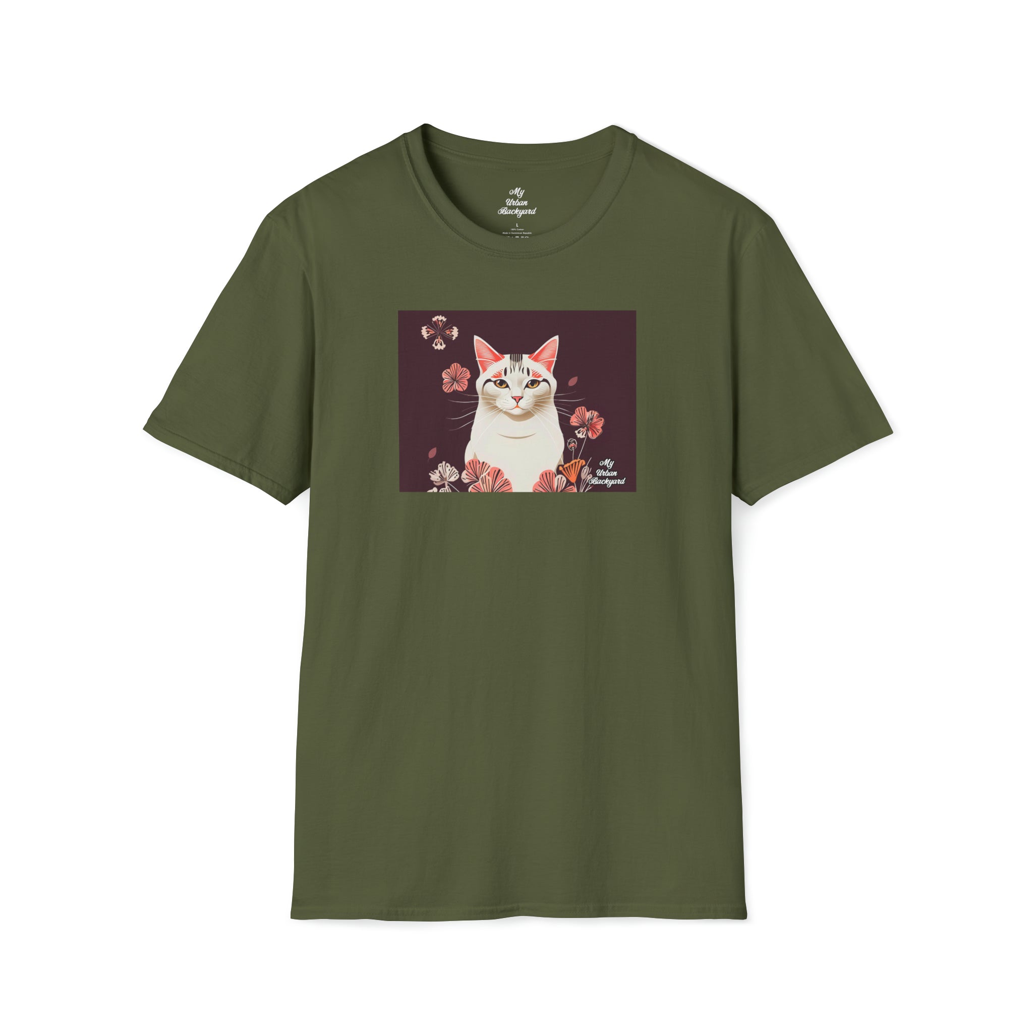 White Cat, 100% Cotton T-Shirt