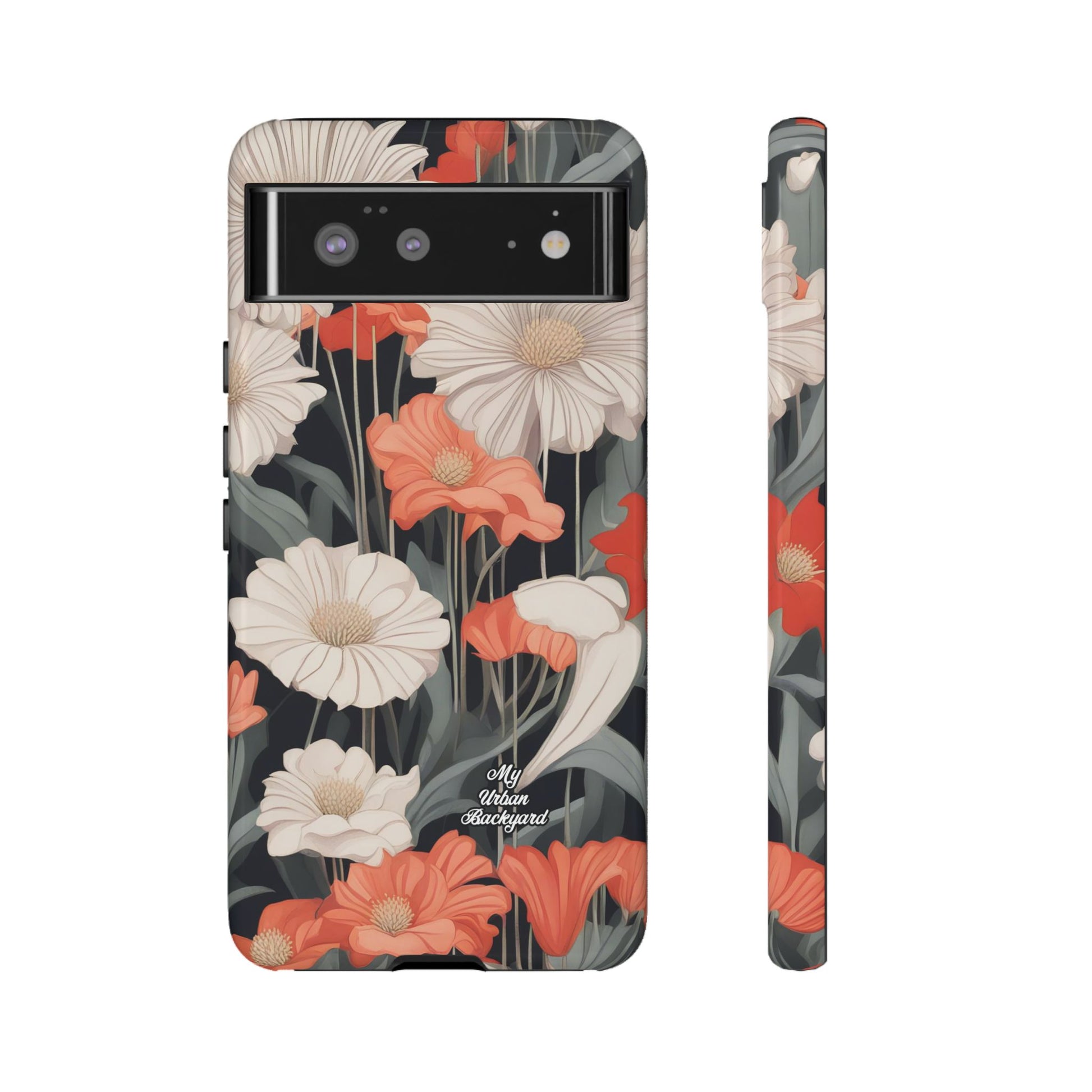 Art Deco Flowers, Cell Phone Case - Apple, Samsung, Google Pixel