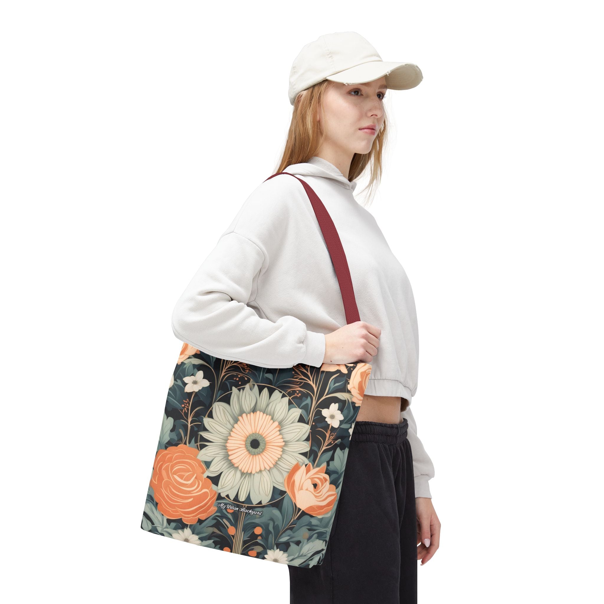 Wildflowers, Tote Bag with Cotton Handles