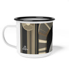 Art Deco Squirrel, Enamel Camping Mug