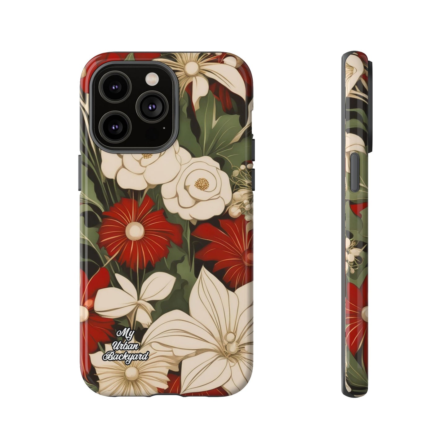 Holiday Flowers, Cell Phone Case - Apple, Samsung or Google Pixel