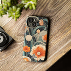 Orange and White Flowers, Cell Phone Case - Apple, Samsung, Google Pixel