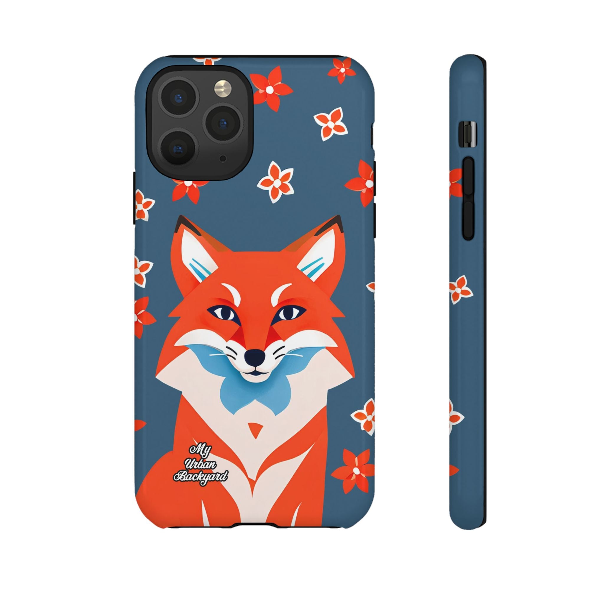 Fox with Flowers, Cell Phone Case - Apple, Samsung, Google Pixel