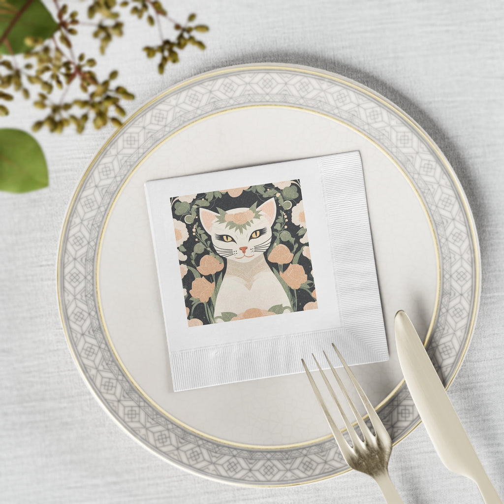 Genevieve Meowcroft, Cat Napkins